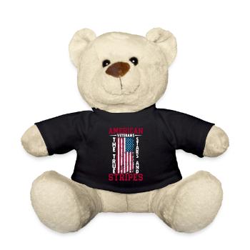 Amerikanische Veteranen: Die wahren Stars And Stripes. - Teddy - Schwarz - Vorne