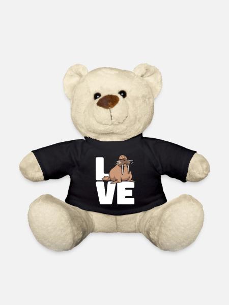 Walross - Teddy - Schwarz