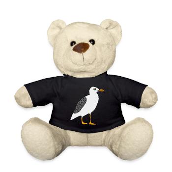 Möwe - Teddy - Schwarz - Vorne