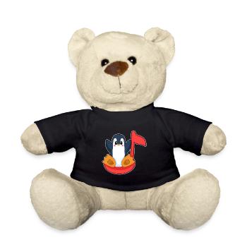 Note musicale du Pingouin - Nounours - noir - Devant