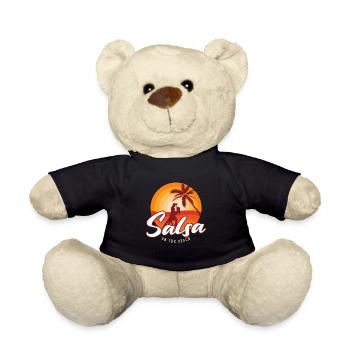 Salsa Dance Salsa On The Beach Mambo Music Dancing - Teddy Bear - black - Front