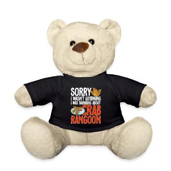 Krabben Rangoon Crab Rangoon - Teddy Bear - black - Front