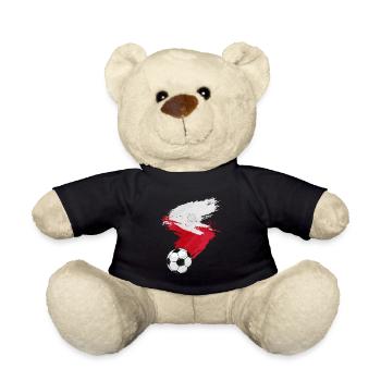 Drapeau de football de football de Malte - Nounours - noir - Devant