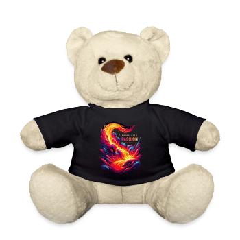 Lustiger Vulkan-lava-geologie-felsenjagd-geologe - Teddy - Schwarz - Vorne