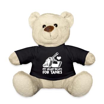 MBT Tank Driver Tank Combat Tanks - Teddy - Schwarz - Vorne