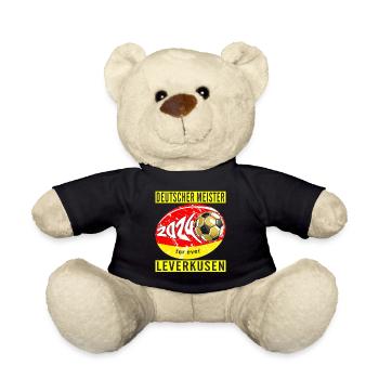 CHAMPION D’ALLEMAGNE LEVERKUSEN FOR EVER - Nounours - noir - Devant