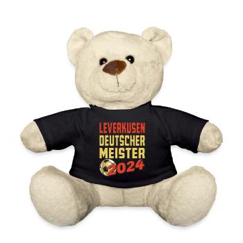LEVERKUSEN DEUTSCHER MEISTER - Teddy - Schwarz - Vorne