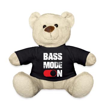 Bass mode on funny music director Choir singer - Teddy Bear - black - Front