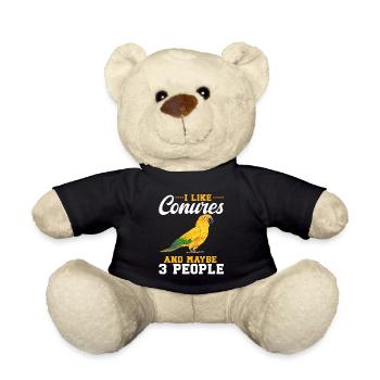 Parakeet Parrot Parakeet Bird - Teddy Bear - black - Front