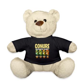 Conure Ripeness Chart Under Pet Bird Conure Lover - Teddy Bear - black - Front