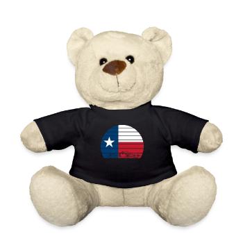 Retro Texas - Teddy - Schwarz - Vorne