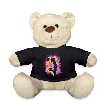 Basketball Basketballerin Frauen Basketball - Teddy - Schwarz - Vorne