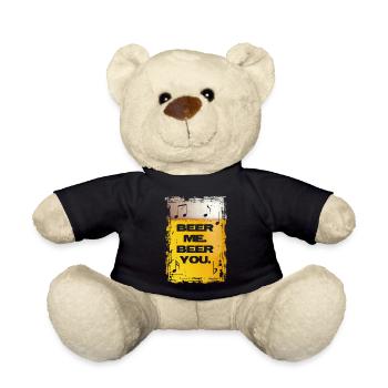 Beer Me. Beer You. - Teddy - Schwarz - Vorne