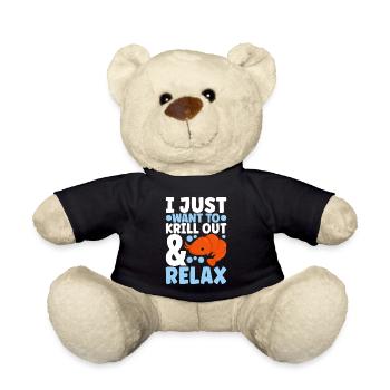Marine Biology Marine Biologist - Teddy Bear - black - Front