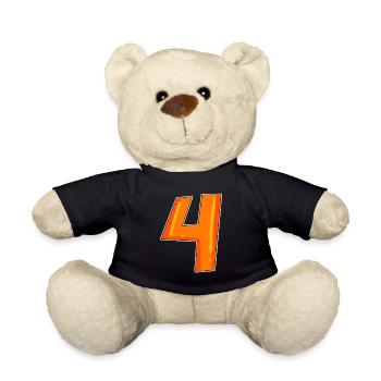 4 - Teddy Bear - black - Front
