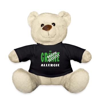 GRÜNE ALLERGIE POSITIV GETESTET - Teddy - Schwarz - Vorne