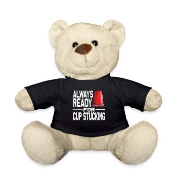 Stapeln Von Bechern Speed Stacker - Teddy - Schwarz - Vorne
