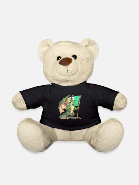 Drache Irish St. Patricks Day Drache Kinder - Teddy - Schwarz