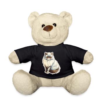 Persian cat - Teddy Bear - black - Front