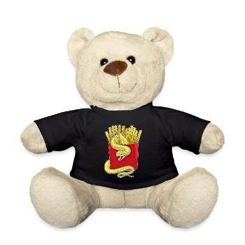 Frites serpent - Nounours - noir - Devant