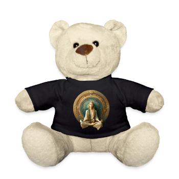Zen Harmony Mandala - Teddy Bear - black - Front