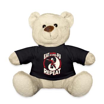 Kung Fu Chinesisches Kung Fu Asiatisches Kung Fu - Teddy - Schwarz - Vorne