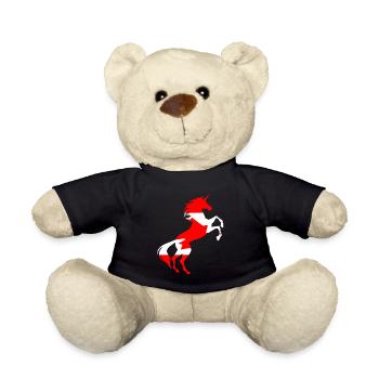 Chemise Drapeau Licorne Canada Licorne Magique Canadienne - Nounours - noir - Devant