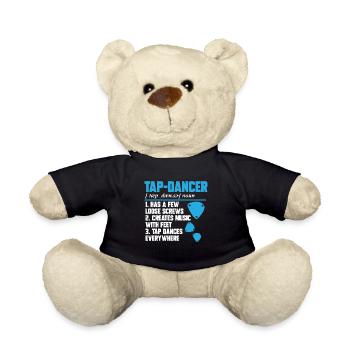 Tap Dance Teacher Tap Dancer Tap Dance - Teddy Bear - black - Front