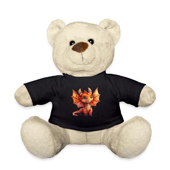 Origami Dragon Kawaii Dragon Enfants - Nounours - noir - Devant