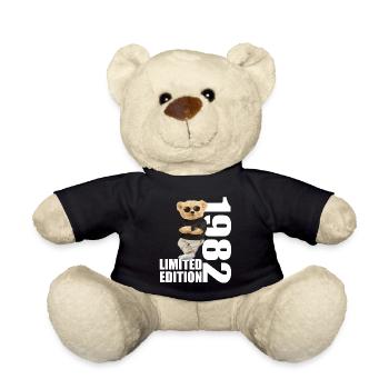 Limited Edition 1982 Bär Bären Geburtstag 1982 - Teddy - Schwarz - Vorne