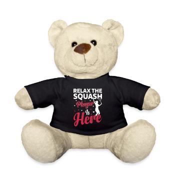 Détendez-vous Le joueur de squash est là - Squash - Nounours - noir - Devant