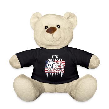 ES IST NICHT EINFACH, DAS ARMBONBON MEINER FRAU ZU SEIN - Teddy - Schwarz - Vorne