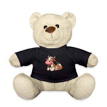 Vache Mignonne Dans L’amour YogaGymnastique - Nounours - noir - Devant