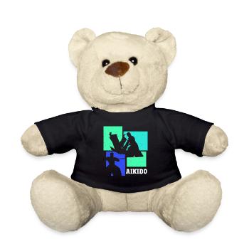 Cadeau d’arts martiaux d’Aïkido - Nounours - noir - Devant