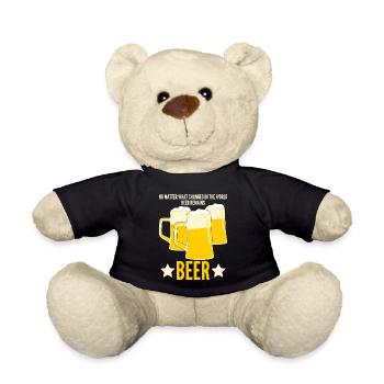 Beer Remains Beer - Teddy - Schwarz - Vorne