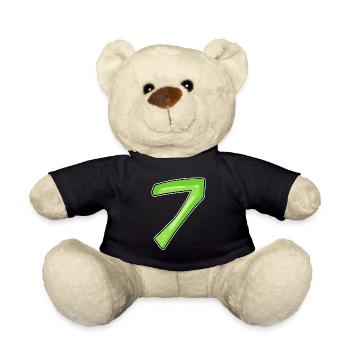 7 - sieben grün - Teddy - Schwarz - Vorne