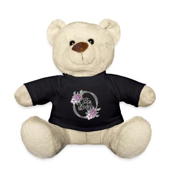 Bridal Motif - Teddy Bear - black - Front
