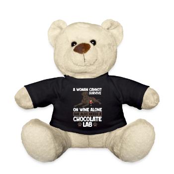 Schoko Brauner Labrador Retriever Hund - Teddy - Schwarz - Vorne