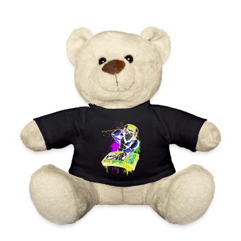 DJ Monkey Music Party Fun Sunglasses Monkey Headph - Teddy Bear - black - Front