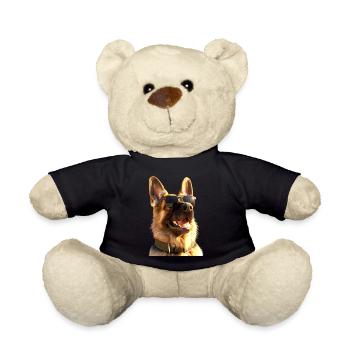 German Shepherd Dog Love German Shepherd Dog Dogs - Teddy Bear - black - Front