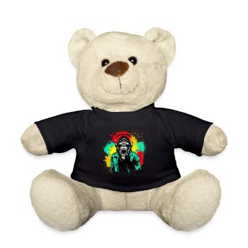 DJ Monkey Music Party Fun Sunglasses Fun Dancing C - Teddy Bear - black - Front