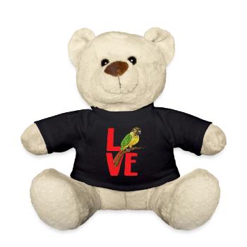 Molinasittich Papagei Vogel Sittich - Teddy - Schwarz - Vorne