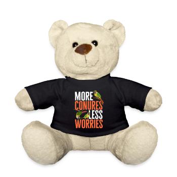 Molina Parakeet Parrot Bird Parakeet - Teddy Bear - black - Front