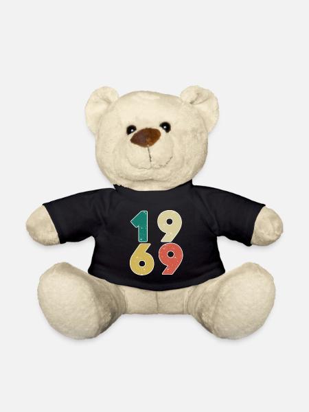 1969 - Né en 1969 - Construit en 1969 - Nounours - noir