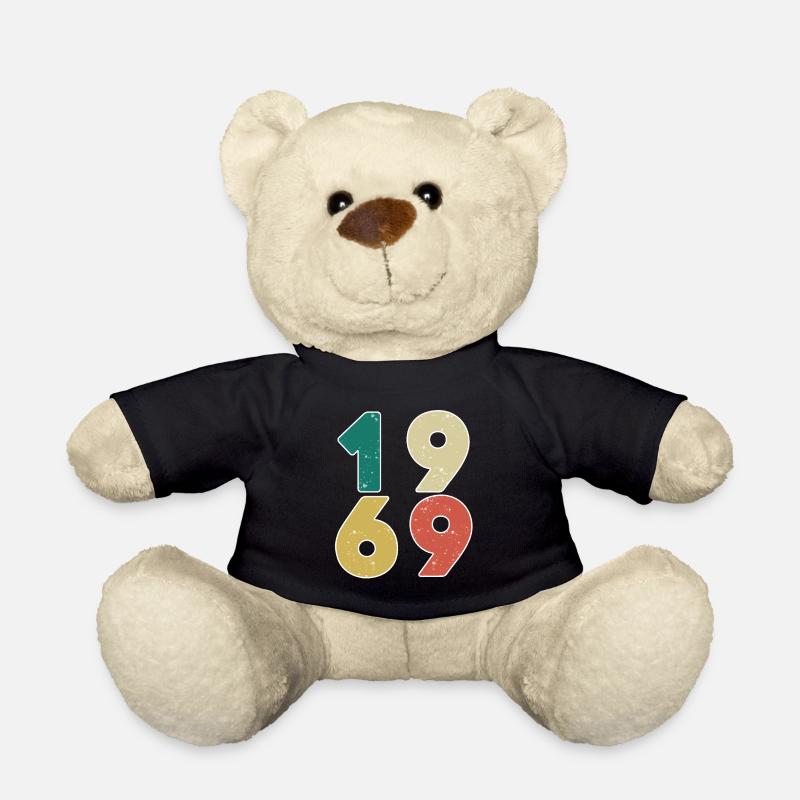 1969 - Né en 1969 - Construit en 1969 - Nounours - noir
