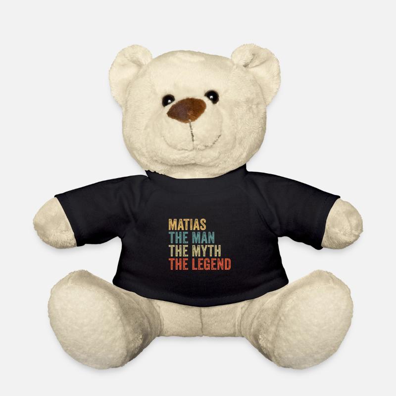 Matias the man the myth - Teddy Bear - black