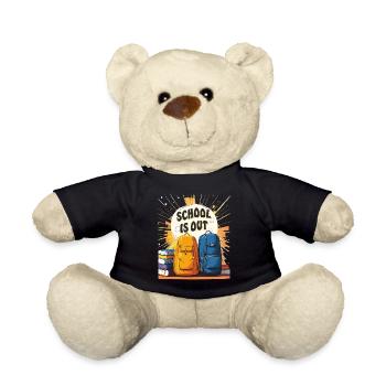 SCHOOL IS OUT - Teddy Bear - black - Front