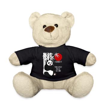 Panda Ours Pandas mignons - Nounours - noir - Devant