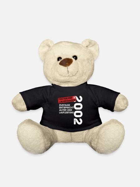 22 Jahre Geburtstag Testsieger Jahrgang 2002 - Teddy - Schwarz