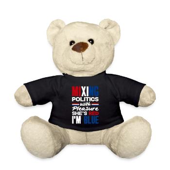 United In Love Unity Patriotic American - Teddy Bear - black - Front